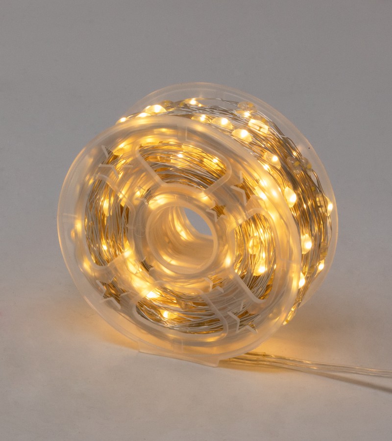 საახალწლო სანათი   3500k   60მეტ.  MYDS-28  (თეთრი კაბელი)