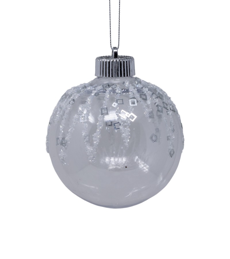 საახალწლო სათამაშო   ბურთულა  2ც  10 სმ  LILI-A3-10033S10