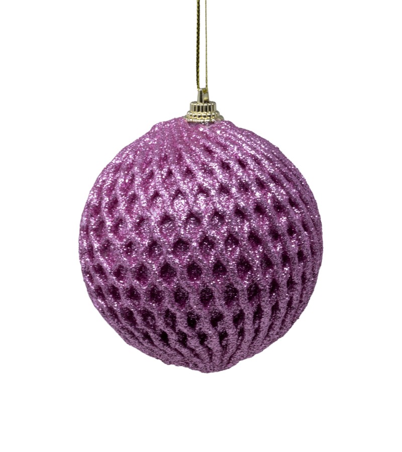 Новогодний шар-игрушка 3 шт 8 см LILI-AD1356-8