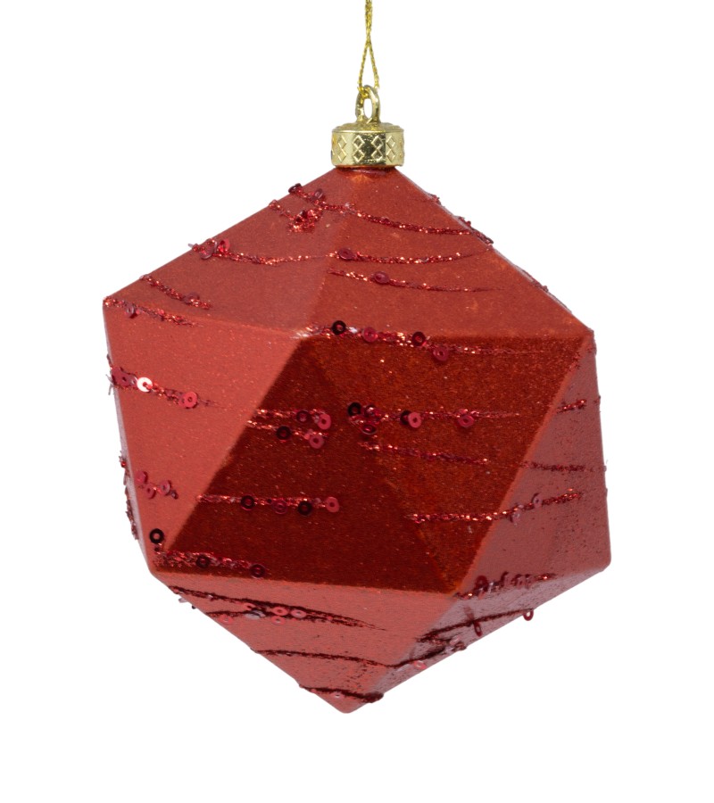 საახალწლო სათამაშო   ბურთულა  2ც  10 სმ  LILI-A2-11025PK10-A1