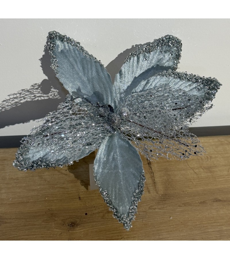 საახალწლო აქსესუარი  ყვავილი LILI-HD23-11  27 სმ