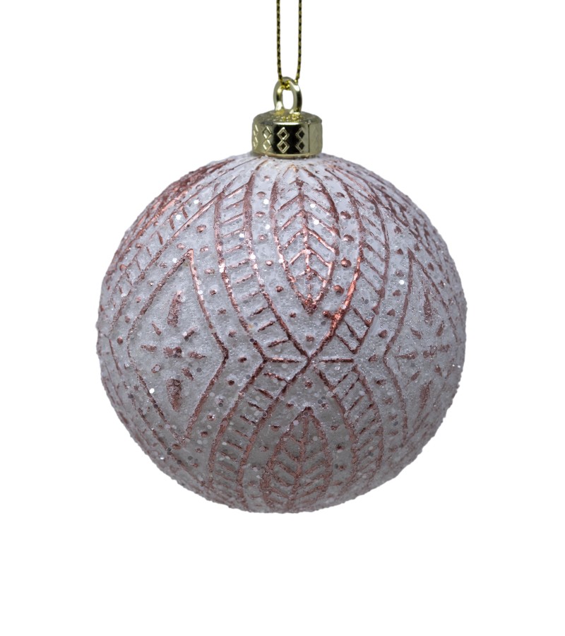 საახალწლო სათამაშო   ბურთულა  3ც  8 სმ  LILI-A2-12502PK8