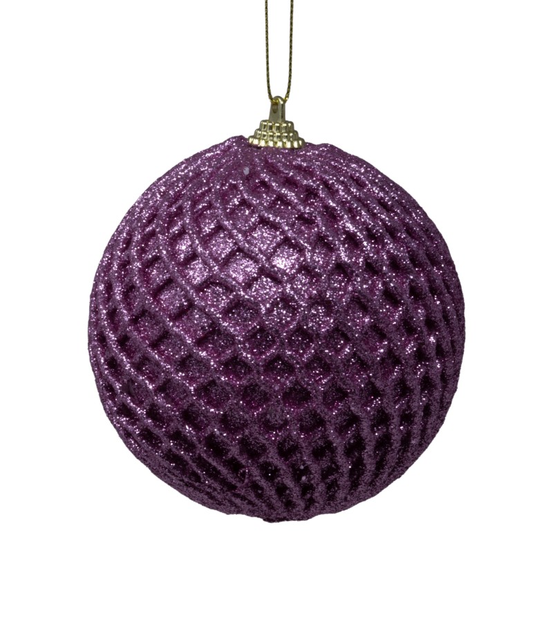 საახალწლო სათამაშო   ბურთულა  2ც  10 სმ LILI-AD1356-10