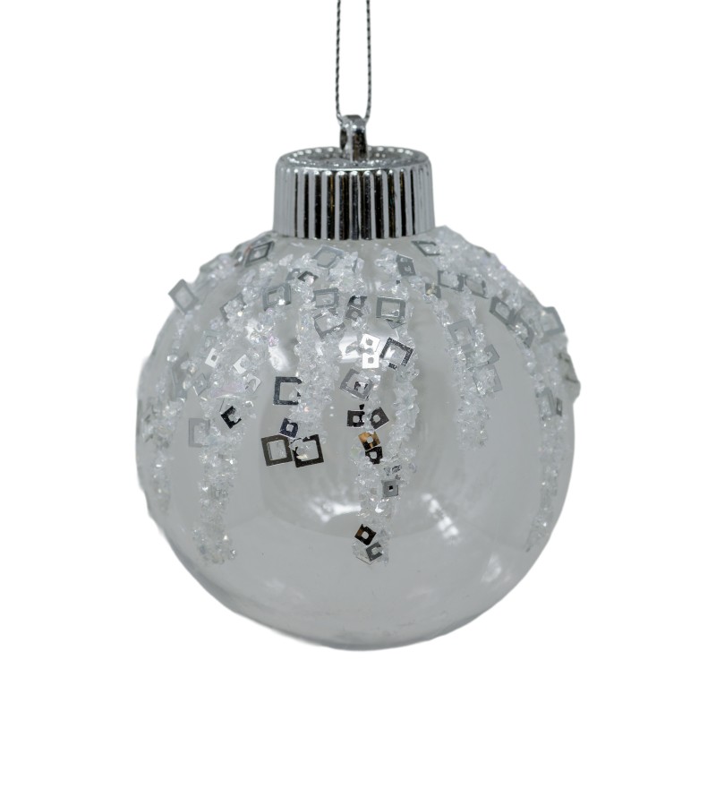 საახალწლო სათამაშო   ბურთულა  3ც  8 სმ  LILI-A3-10033S8