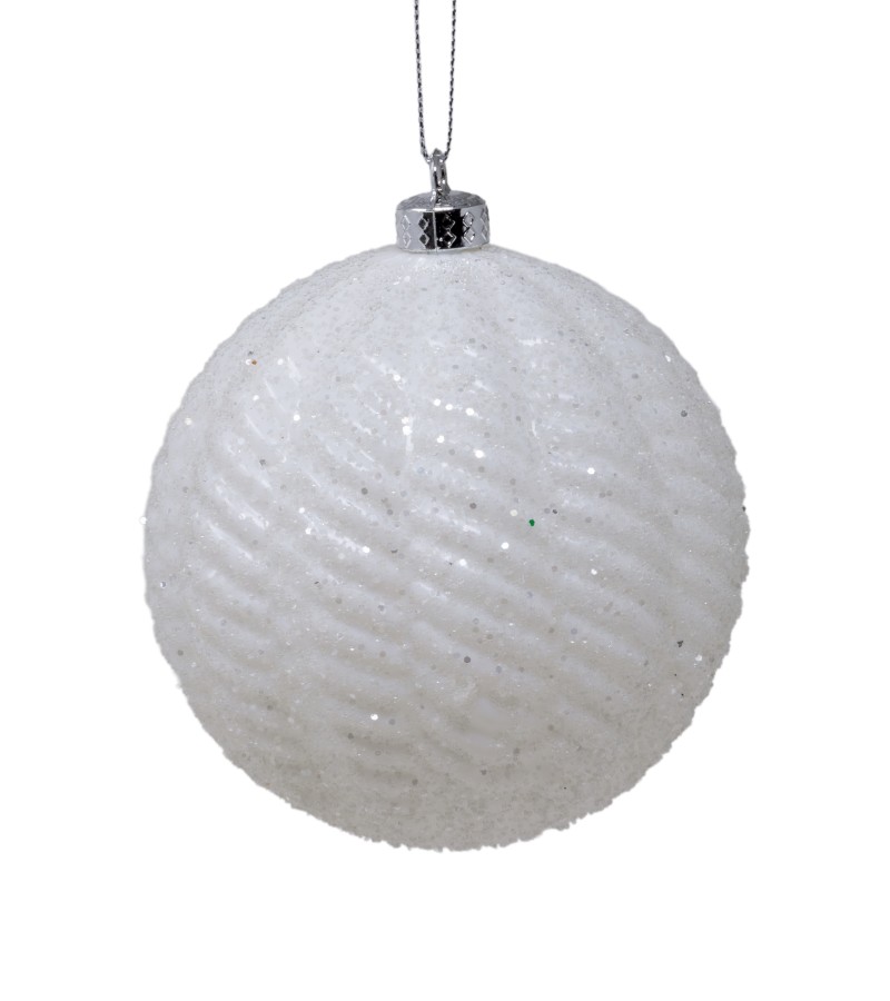 საახალწლო სათამაშო   ბურთულა  2ც  10 სმ  LILI-A3-11027W10