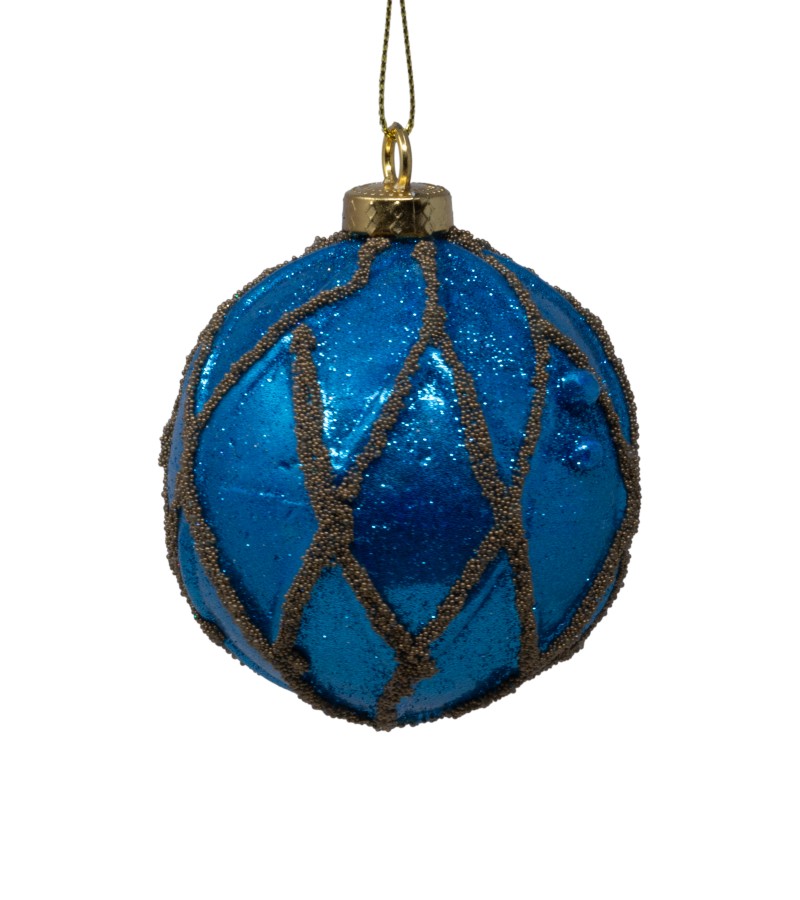 საახალწლო სათამაშო   ბურთულა  3ც  8 სმ  LILI-A3-52276DB8