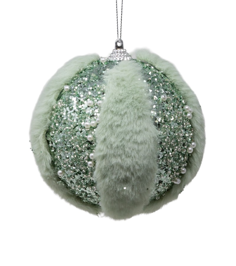 Новогодний шар-игрушка 2 шт 10 см LILI-A1-51647ME10