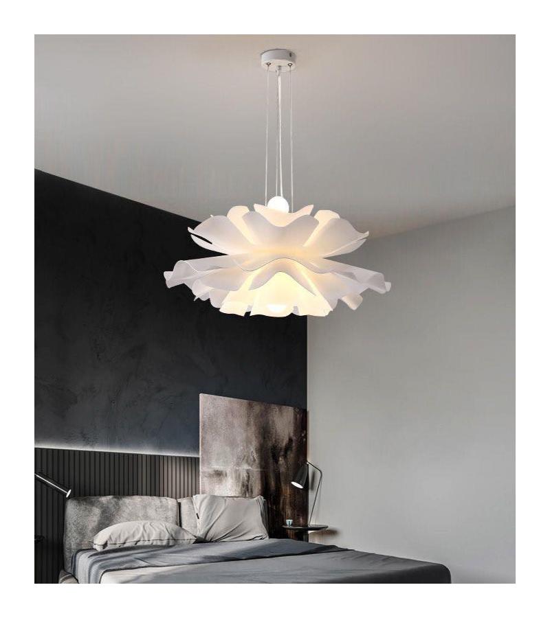 ჭაღი   GZMO-723  D600  ( E27 )  ფერი: WHITE