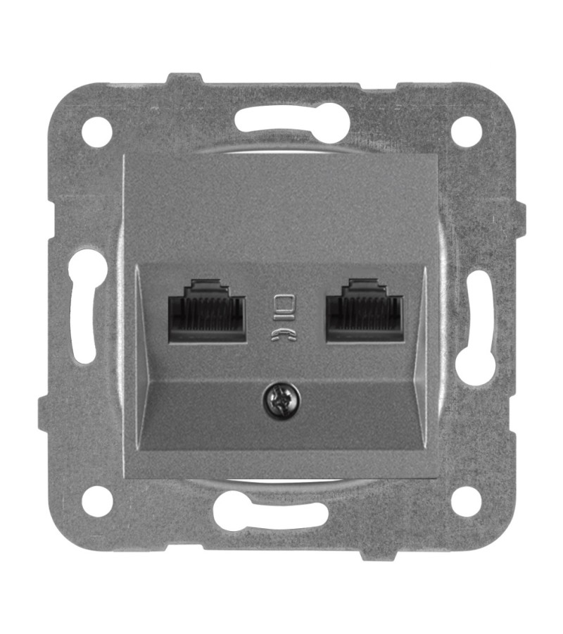 Розеточный механизм телефона KARRE PLUS FUME WKTT04022DG-EU1 Panasonic