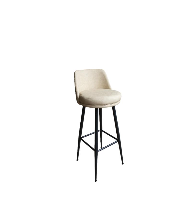 ბარის სკამი  #FSHYJ-2307-4  ფერი: 6810-3 BEIGE