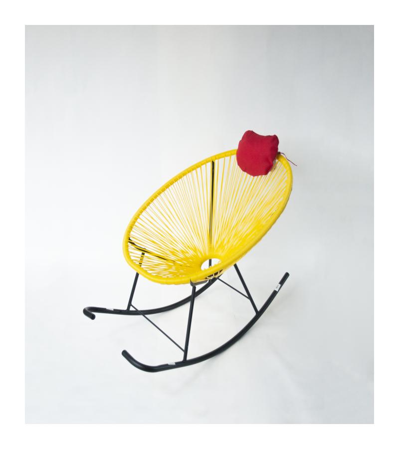 სკამი გარე სარწეველა  FSLJ-2301-4  A-B  ფერი. Yellow