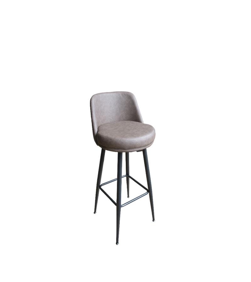 ბარის სკამი  #FSHYJ-2307-2  ფერი: 6810-16  DARK BROWN