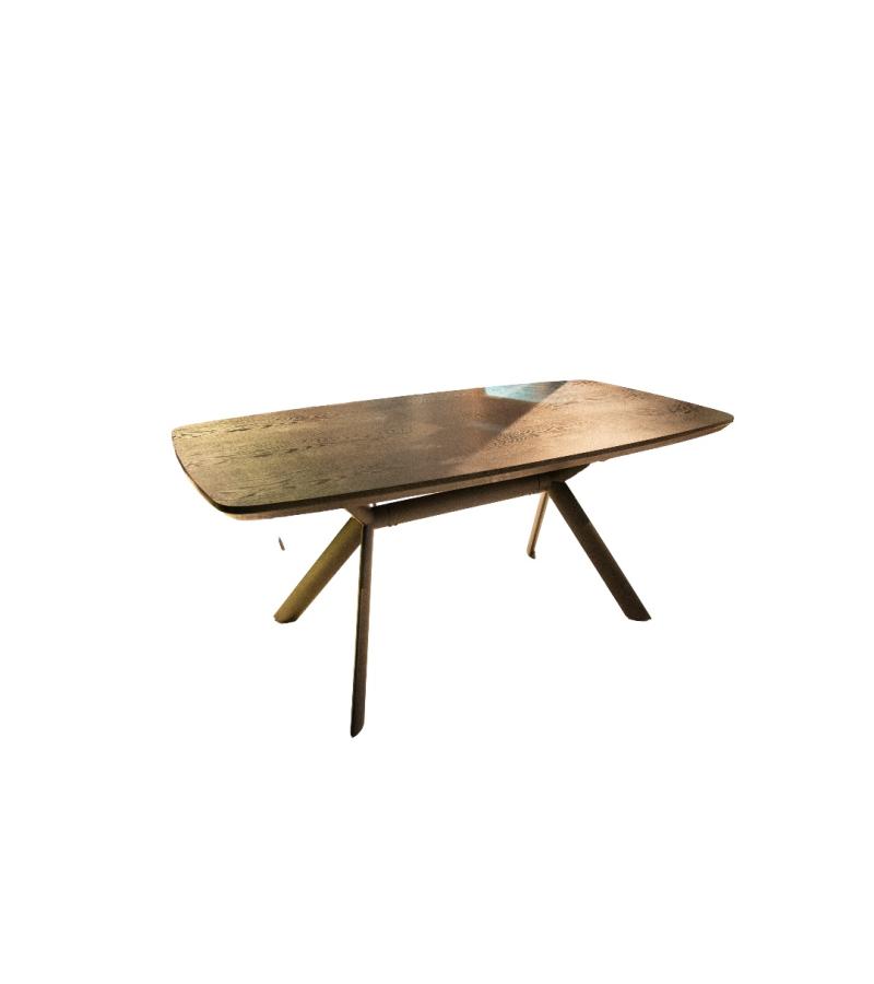 მაგიდა  ხის FSLS-2301-1   ზომა.180*90   ფერი: DARK WOOD