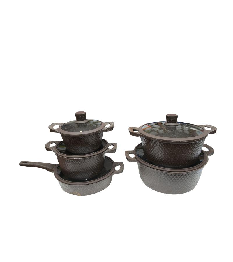 ქვაბის ნაკრები  WFWJ-019  5ცალი  (20cm/24cm/28cm/32cm/28cm)  COFFE