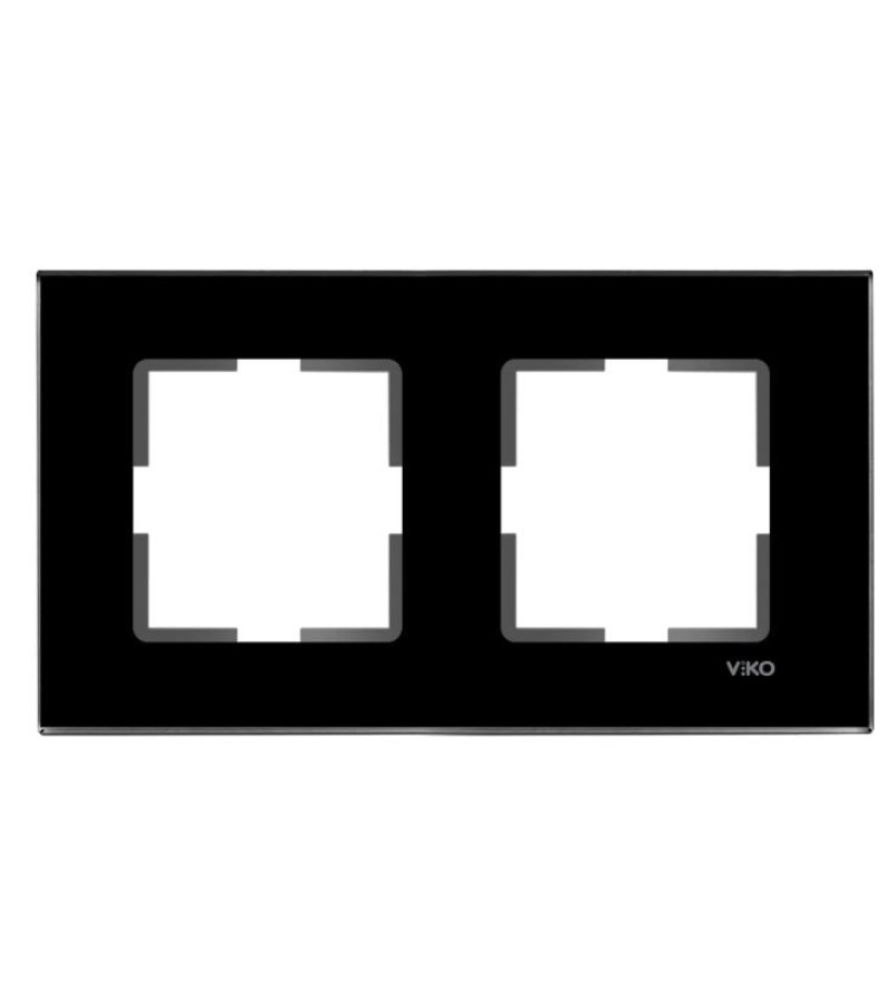 ჩამრთველ-როზეტის კანტი მინის  NOVELLA BLACK  2-ნი  92192272   PANASONIC