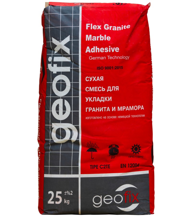 ფისოვანი ცემენტი 25კგ GeoFix (გრანიტის და მარმარილოს)
