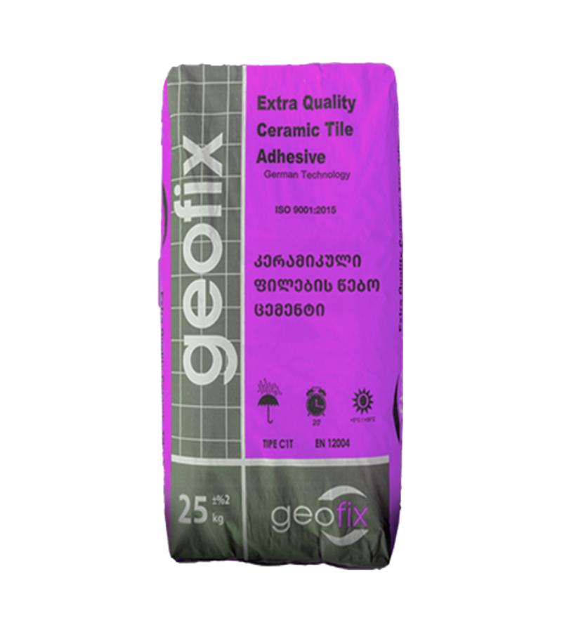 ფისოვანი ცემენტი 25კგ GeoFix (ყინვაგამძლე)