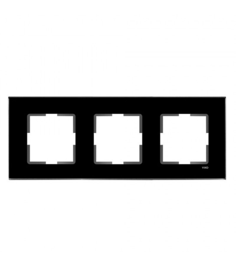 ჩამრთველ-როზეტის კანტი მინის  NOVELLA BLACK  3-ნი  92192273   PANASONIC