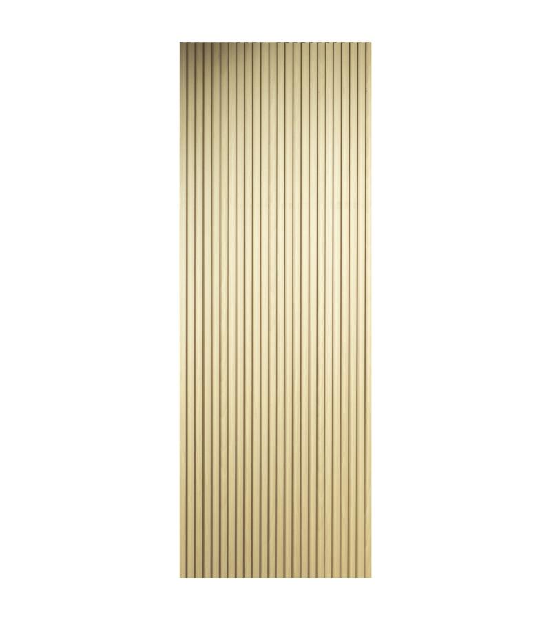 დეკორატიული პანელი  130 FLUTE SOILD  PVC 130*2900  WDG-02