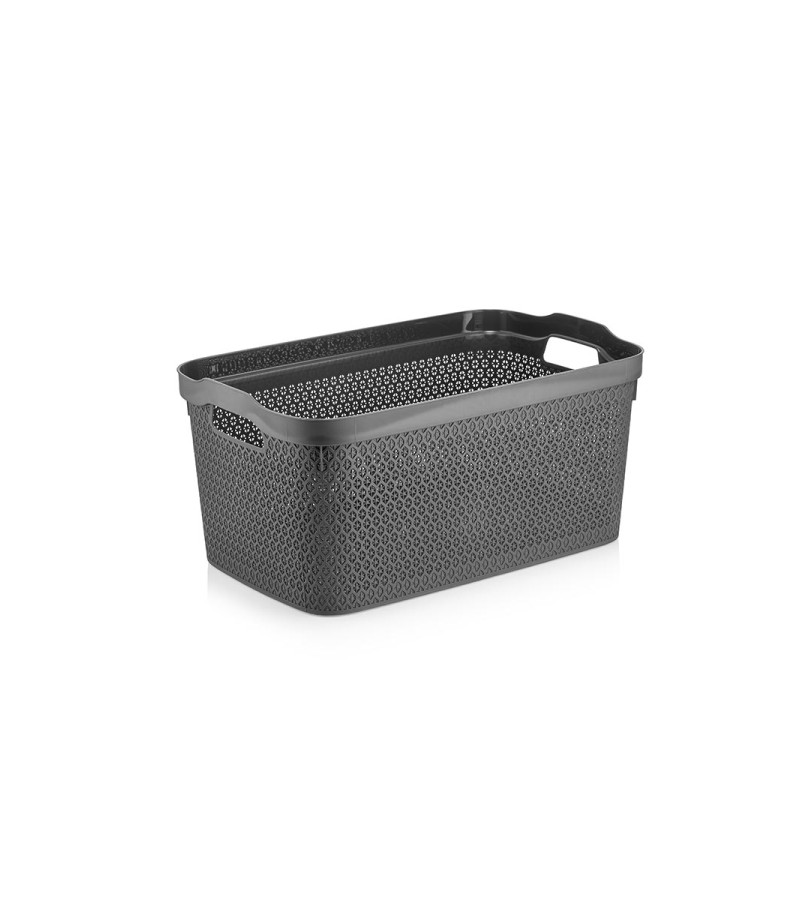Plastic basket S 2213 color. ANTRASIT SENYAYLA
