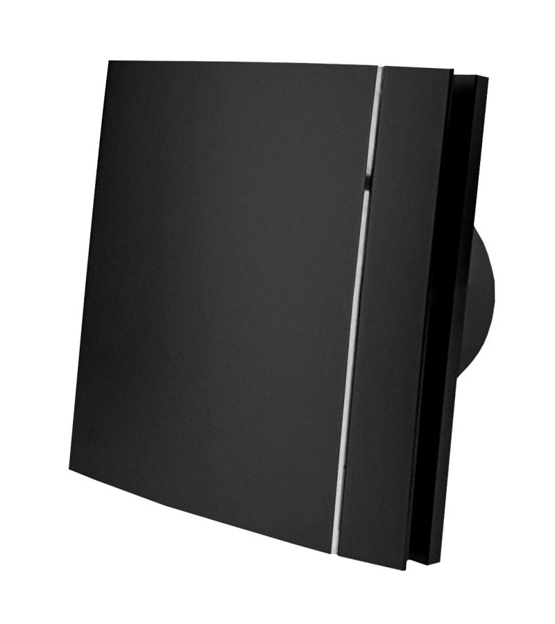 Bathroom Hood SILENT-100 CZ Black #5210607400 DESIGN-4C (220-240V 50HZ) Bitter. S&P