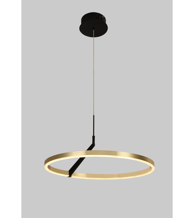 ჭაღი LED   GZCG-1653/500  24W   ფერი: black (4000K) 
