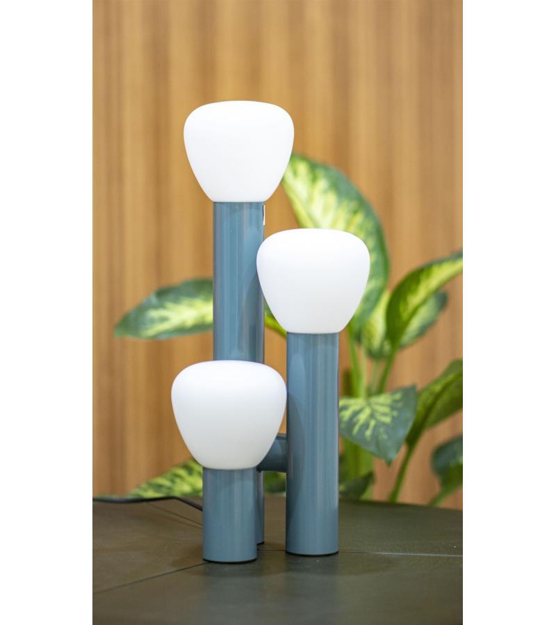 Table lamp GZZKS-F-7101-6 Size: D250*420 Color: BLUE