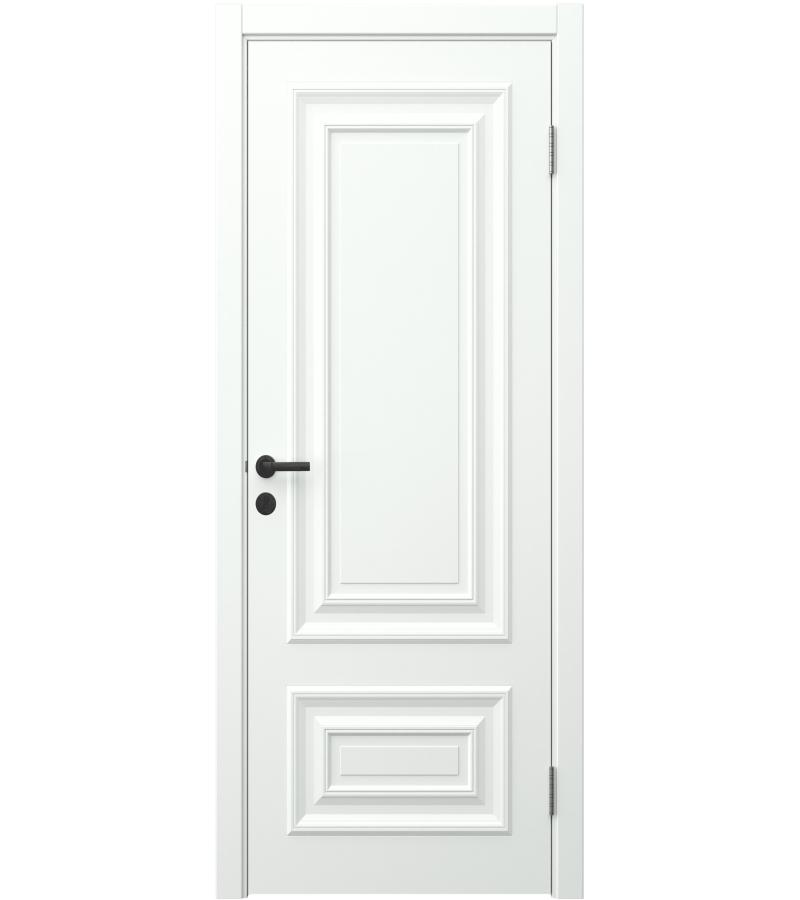 Дверь МДФ Скин-2 размер. 80*2150/44 цвет. 9003 Белая