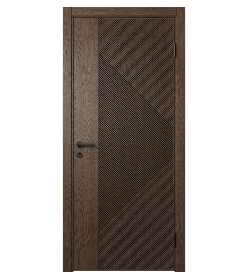 კარი  MDF  Синди-13  ზომა. 80*2200  ფერი. Шпон Орех