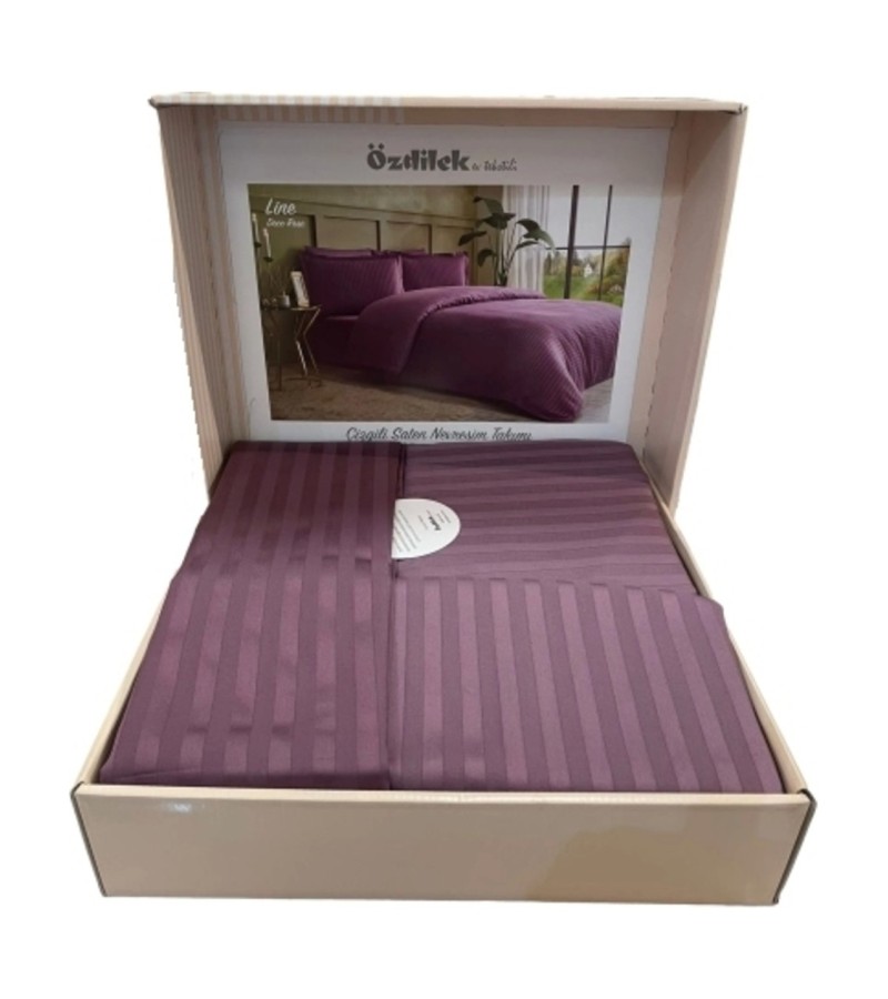 Комплект постельного белья ЛИНИЯ 1-й. Цвет ДЕКО РОЗА горькая. ОЗДИЛЕК