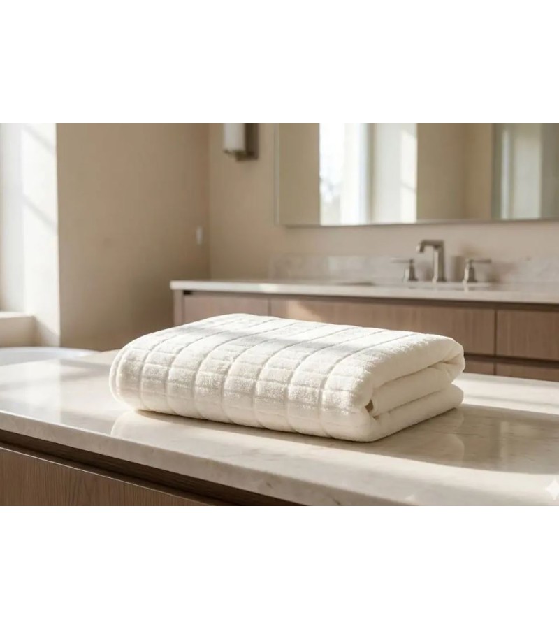 towel mod. LAND size 70*150 color KREM bitter. OZDILEK