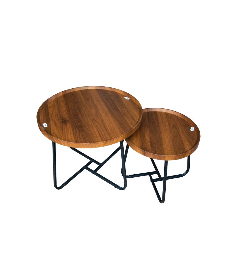 ჟურნალის მაგიდა  კომპ. (2ც)  MDF  FSYK-602  ფერი: WOOD