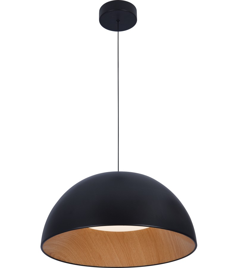 ჭაღი   GZGS-BM8038-1-P-BK  შავი  18W*2  ზომა.Ø350