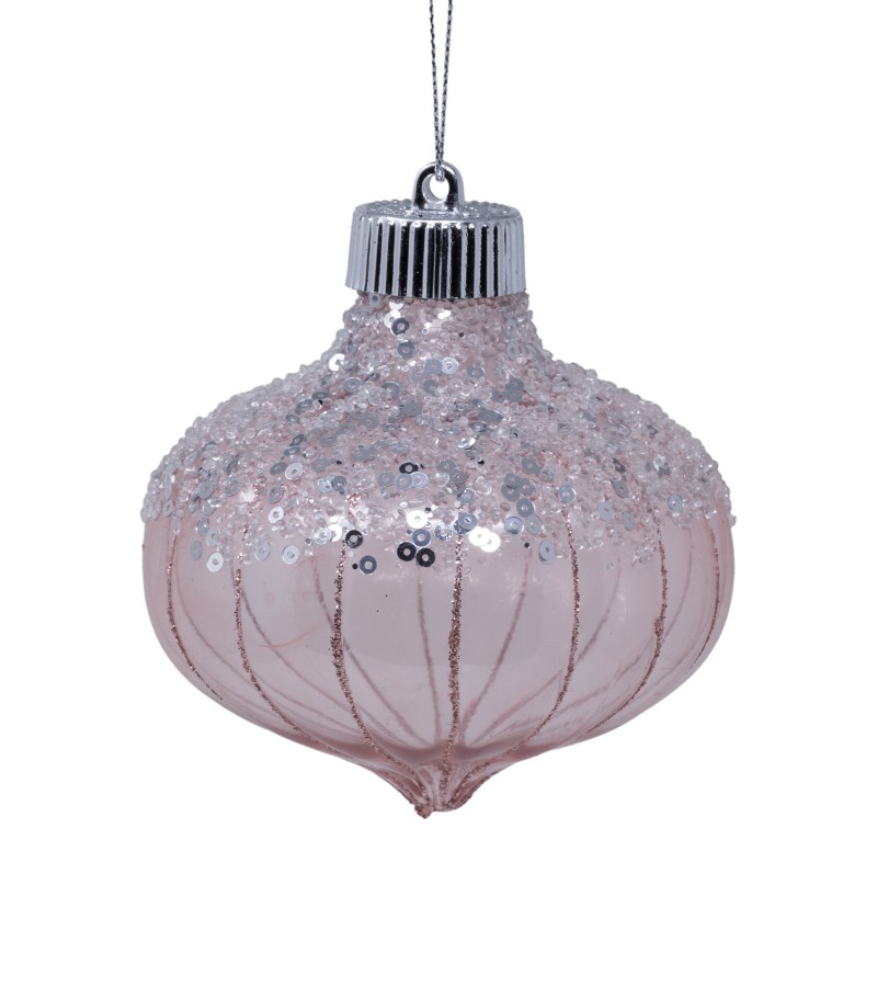 საახალწლო სათამაშო   ბურთულა  2ც  10სმ  LILI24-A24-10005PK10