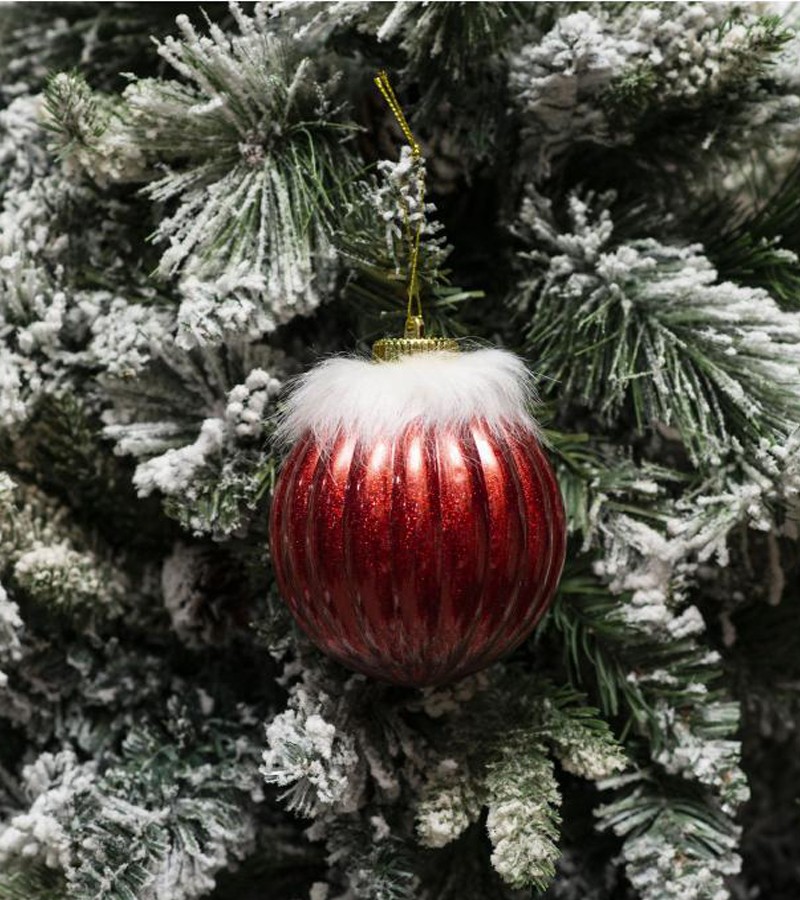 საახალწლო სათამაშო   ბურთულა  2ც  10 სმ  LILI24-A24-10031R10