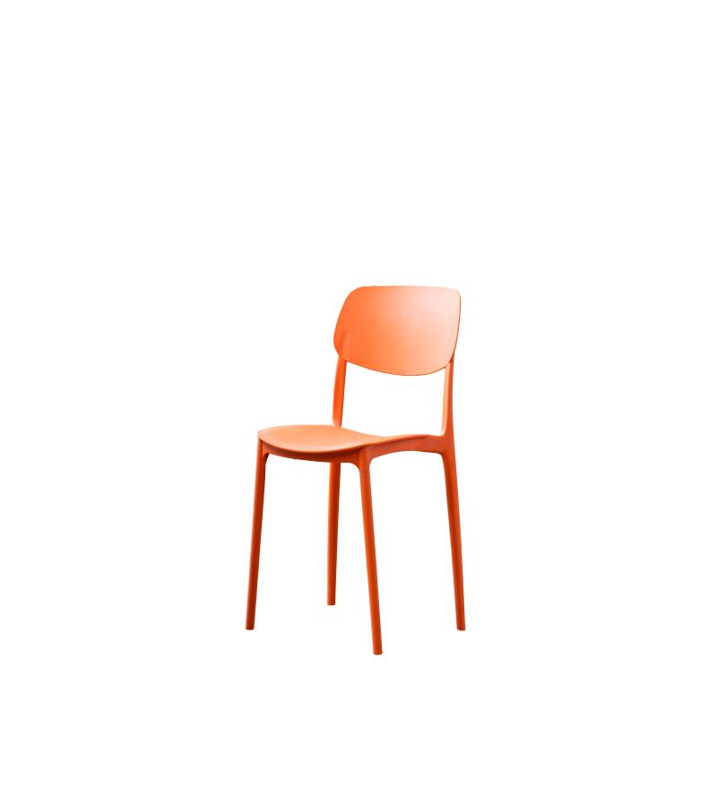 სკამი  პლასტმასის  FSYB-1012  ფერი. ORANGE