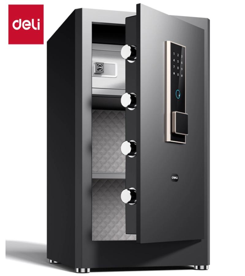 სეიფი  T596  ზომა. 60*38*36 სმ   BLACK   FINGERPRINT & DIGITAL SAFE   მწარ. deli
