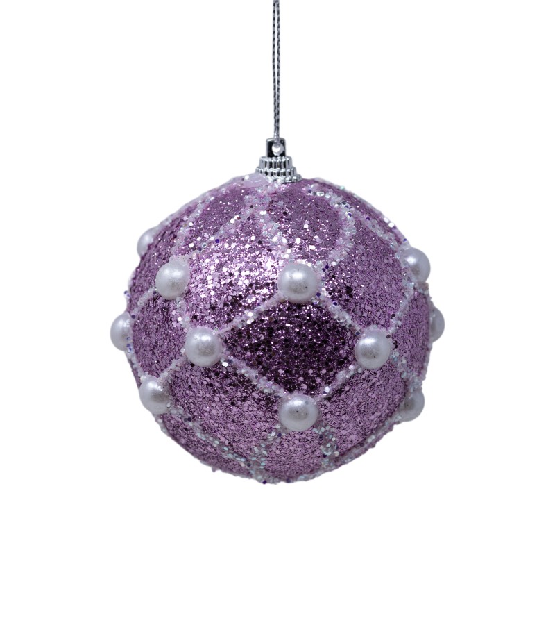 საახალწლო სათამაშო   ბურთულა 3ც 8 სმ LILI24-A9-30100LP+W8