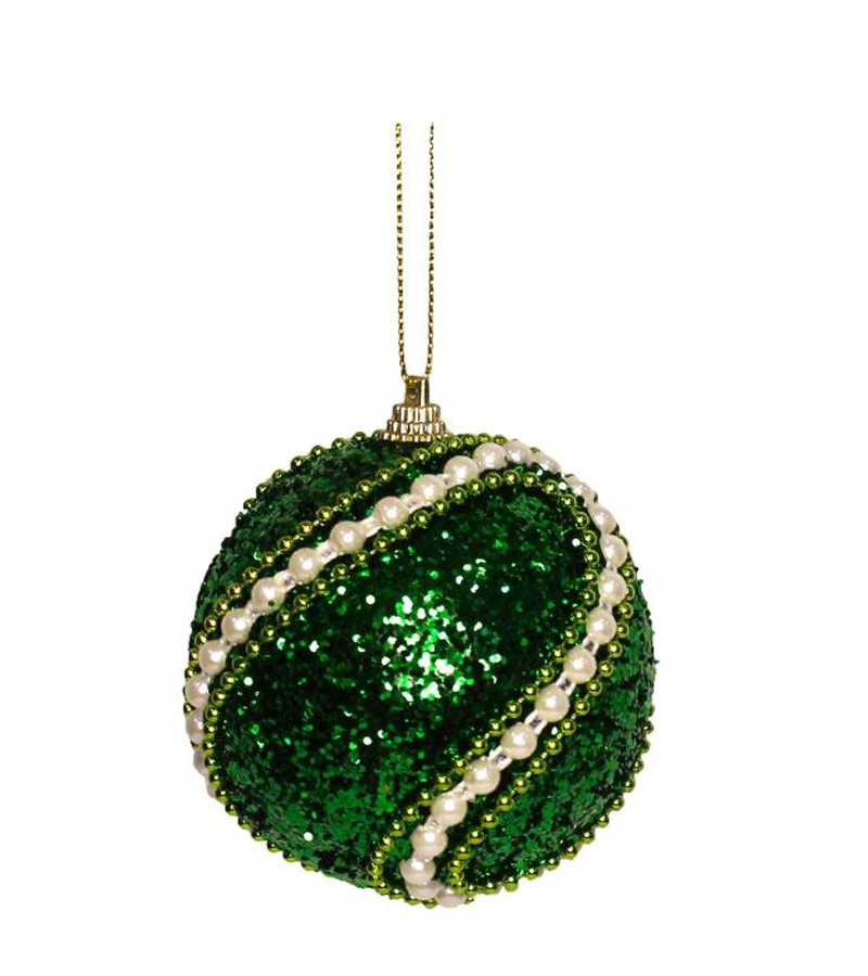 საახალწლო სათამაშო   ბურთულა 3ც 8 სმ LILI24-A3-32249E+W8