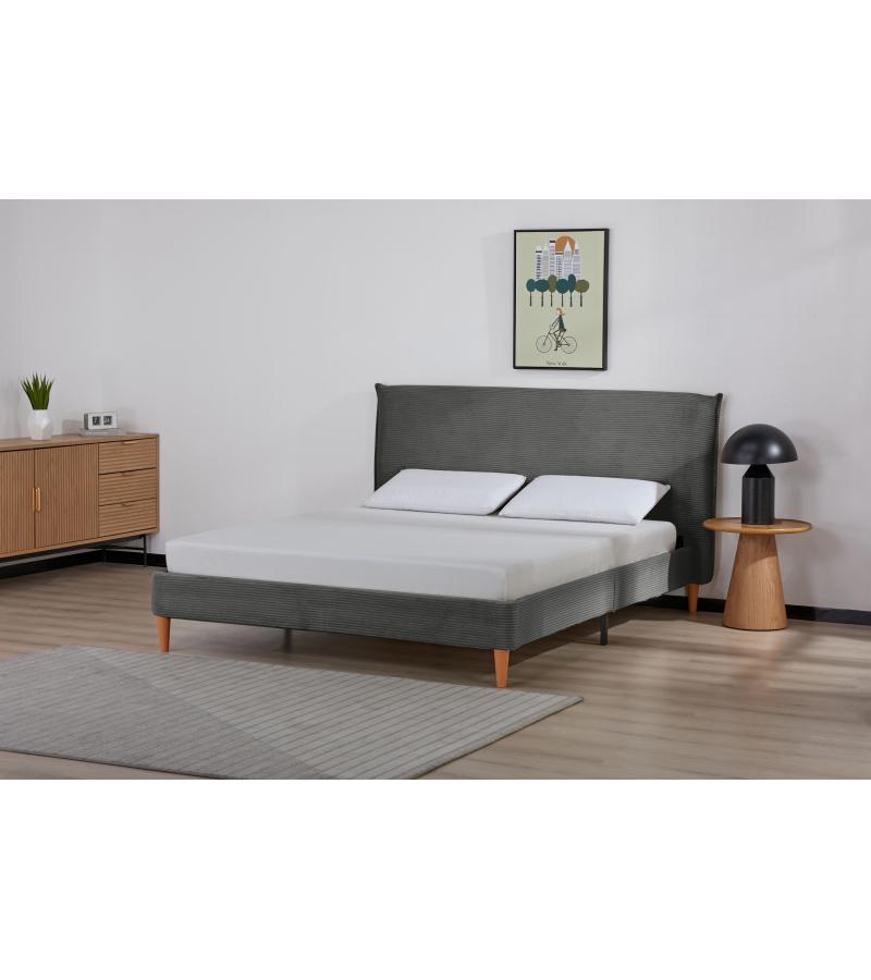 საწოლი  LBED17Y-75N4  ზომა:1600*2000*870 ფერი: 3#N1-455 DARK GREY