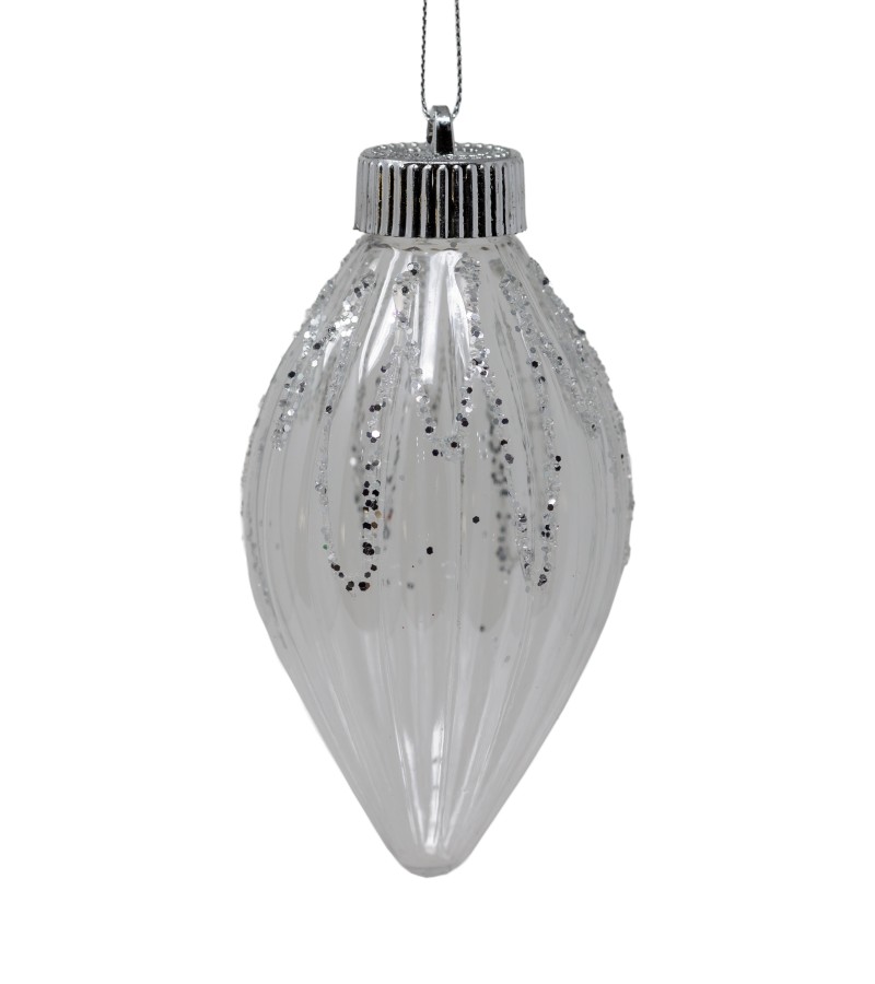 Новогодняя игрушка-шар 3 шт 12 см LILI24-A24-10009S