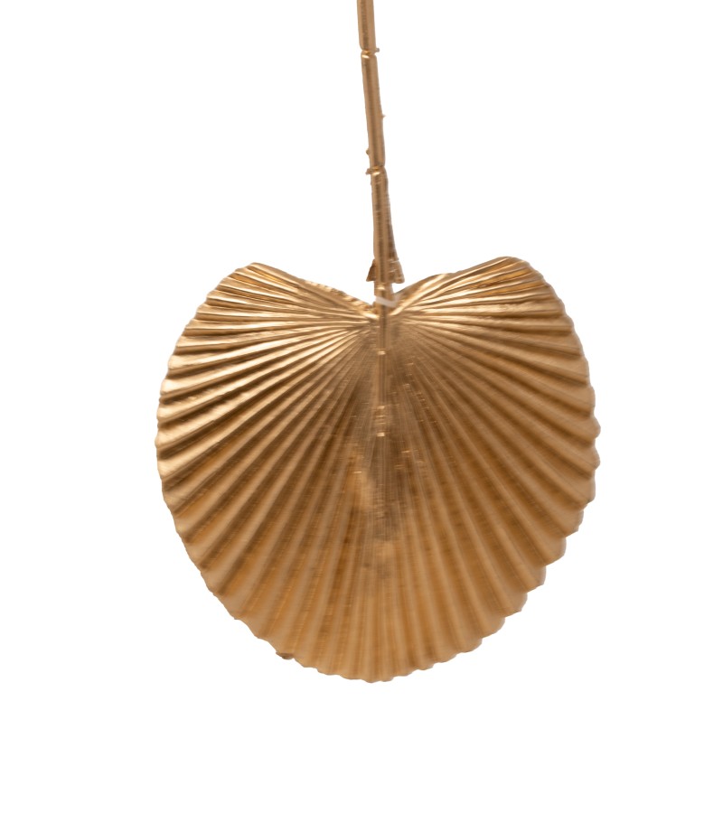 საახალწლო აქსესუარი  ''ფოთოლი  CYGY-HY125-84019  GOLD (40 CM)