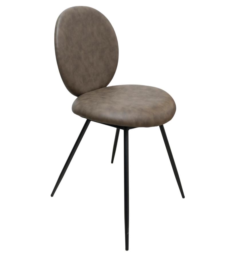 სკამი   #DC9516 / YD-5  walnut back  (55*46*81)  ფერი. BROWN