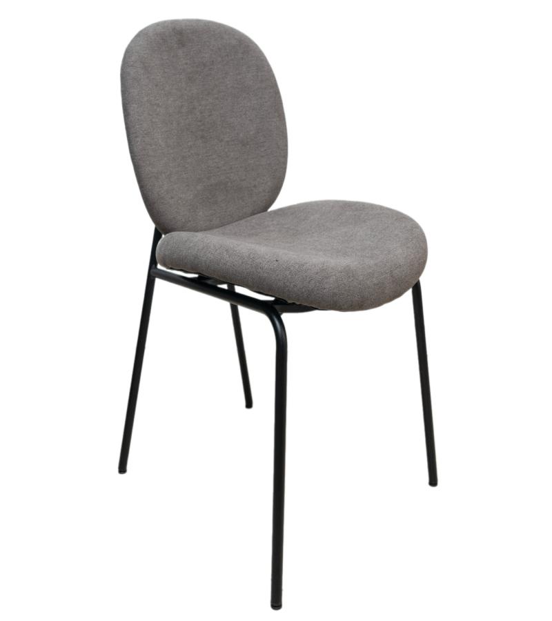 სკამი   #DC9515 / -MISS-057  walnut back  (57*48*82)  ფერი. GREY