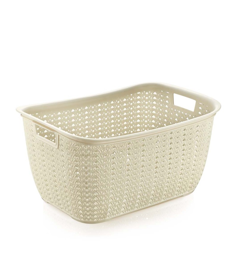 Plastic basket 28 l 2206 color.  BEYAZ SENYAYLA