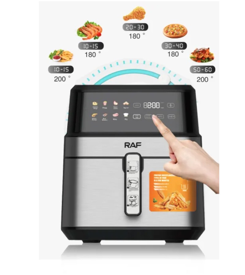 აერო გრილი  #HG23-R5309   6.5ლ,  1700W  RAF
