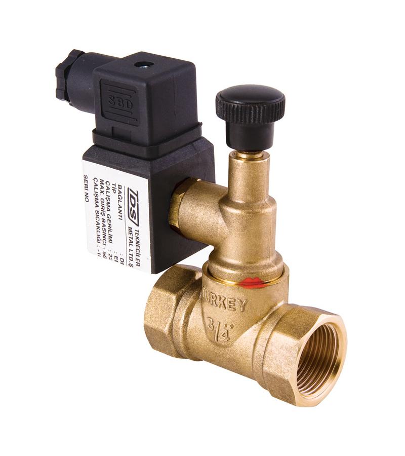 ბუნებრივი აირის სოლენოიდის ვინტილი   3/4  # 121  TDS