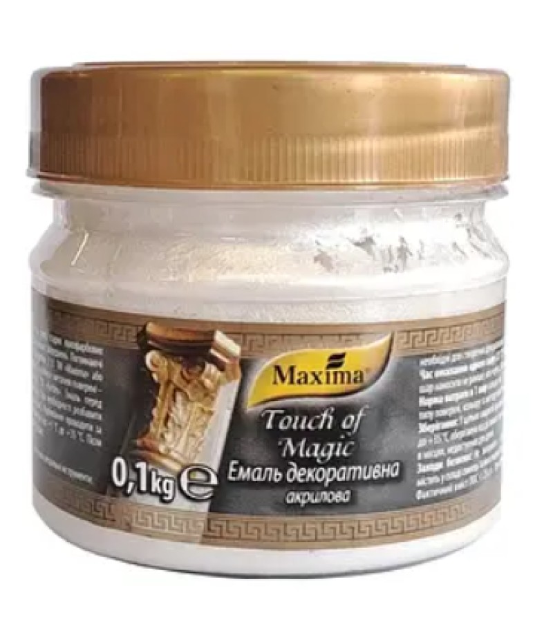 Decorative enamel Maxima silver 0.1 kg.