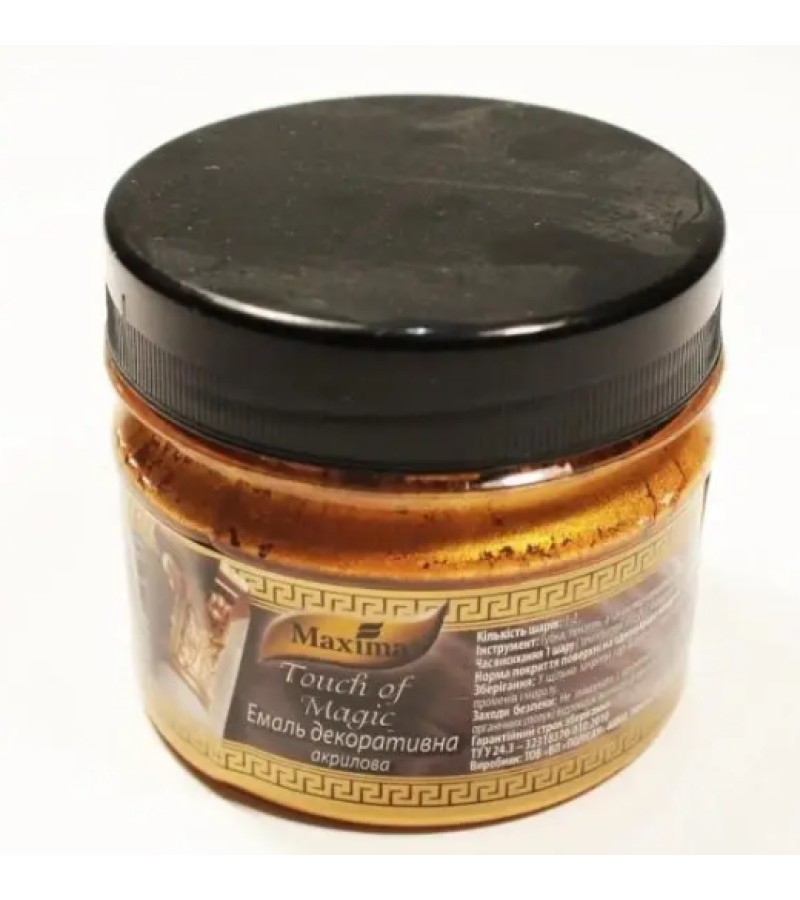Decorative enamel Maxima honey 0.1 kg.