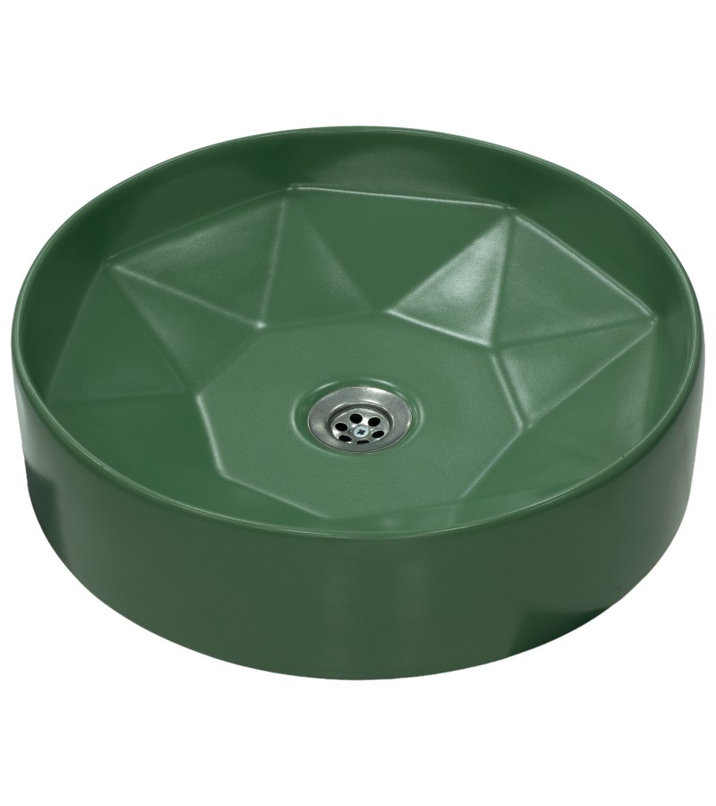 ხელსაბანი  42-სმ   DIAMANTE   #3042-128 ფერი : Matte Green  მწ. LUCCO